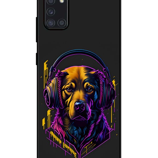 Samsung Galaxy A31 | 2D Metal | Music Lover Dog | LC125