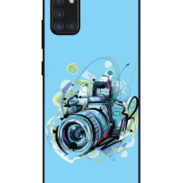 Samsung Galaxy A31 | 2D Metal | Camera Blue Background | LC125