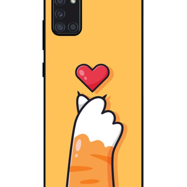 Samsung Galaxy A31 | 2D Metal | Heart Hand | LC125