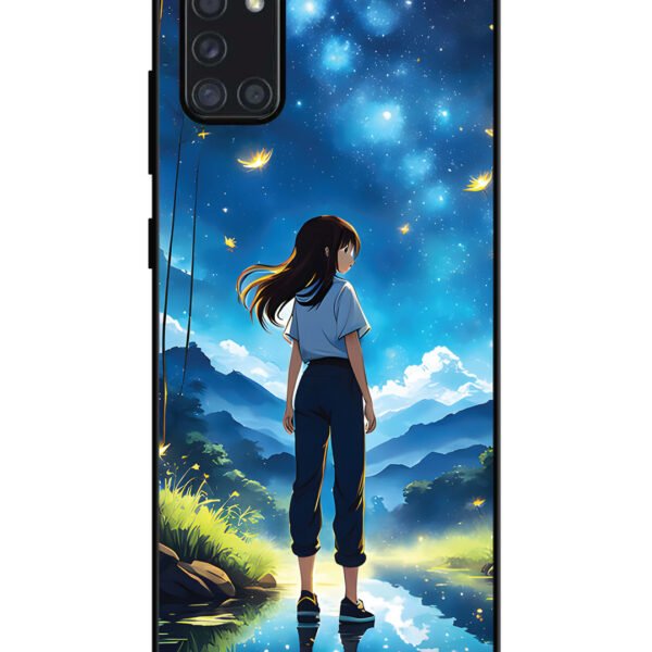 Samsung Galaxy A31 | 2D Metal | Girl In Beautiful Forest | LC125