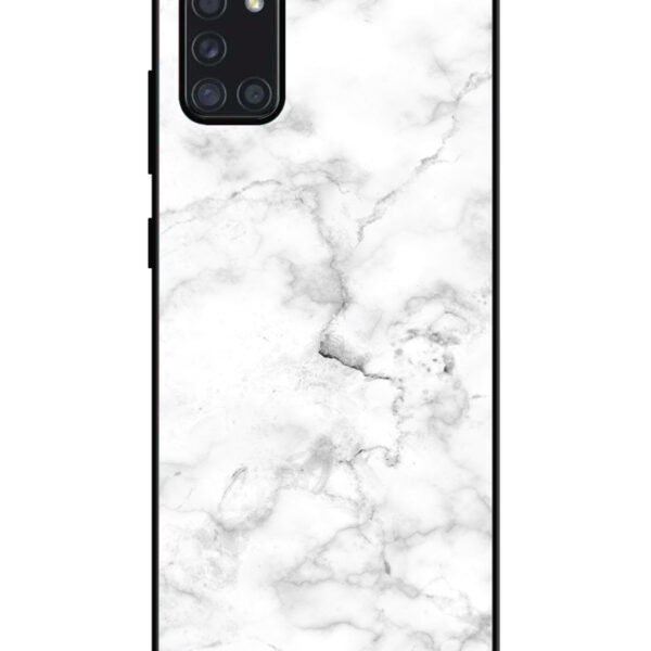 Samsung Galaxy A31 | 2D Metal | White Marble | LC125