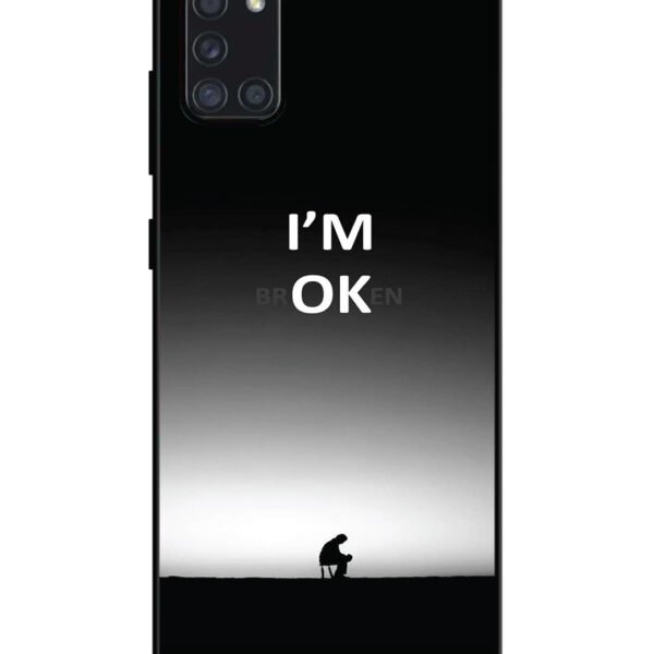 Samsung Galaxy A31 | 2D Metal | I'm Broken A man on Chair Alone | LC125