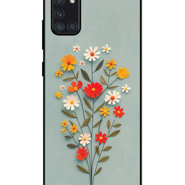 Samsung Galaxy A31 | 2D Metal | Paper Flowers | LC125
