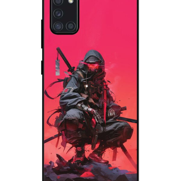 Samsung Galaxy A31 | 2D Metal | Cyberpunk Ninja Katana | LC125