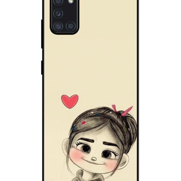 Samsung Galaxy A31 | 2D Metal | Cute Girl Looking at You | LC125