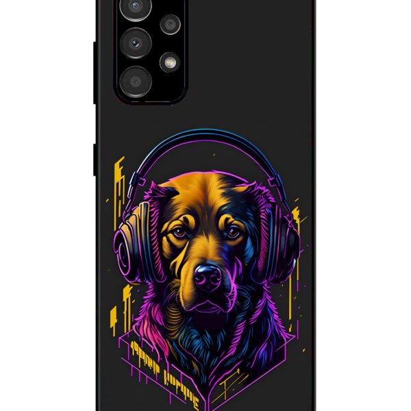 Samsung Galaxy A33 | 2D Metal | Music Lover Dog | LC127