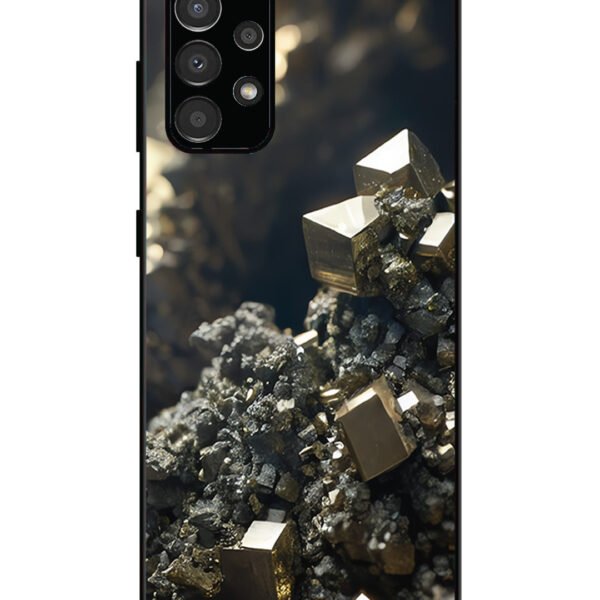 Samsung Galaxy A33 | 2D Metal | Gold Crystals | LC127