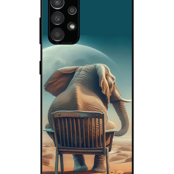 Samsung Galaxy A33 | 2D Metal | Baby Elephant om chair | LC127