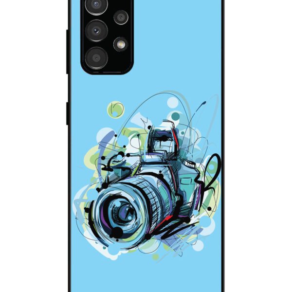 Samsung Galaxy A33 | 2D Metal | Camera Blue Background | LC127