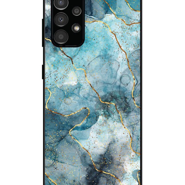 Samsung Galaxy A33 | 2D Metal | Oceanic Golden Strip Marble | LC127