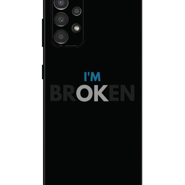 Samsung Galaxy A33 | 2D Metal | I'm Broken Dark Theme | LC127