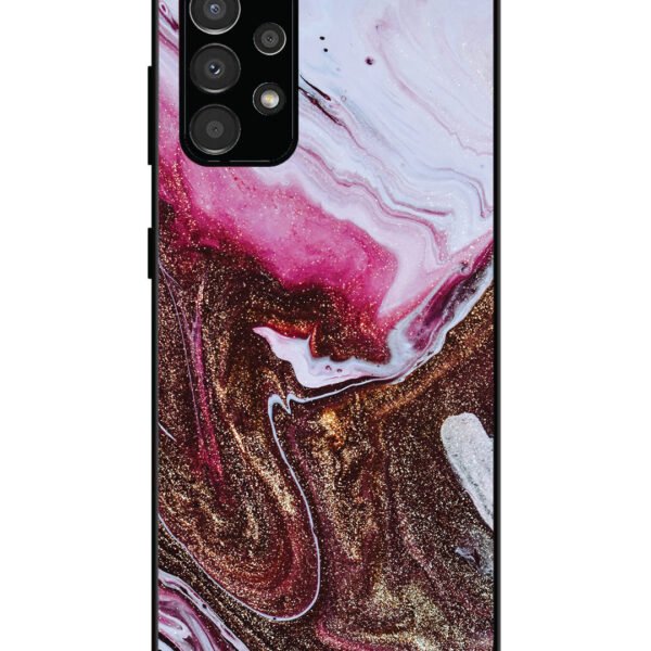 Samsung Galaxy A33 | 2D Metal | Elegant Rose & Gold Marble | LC127