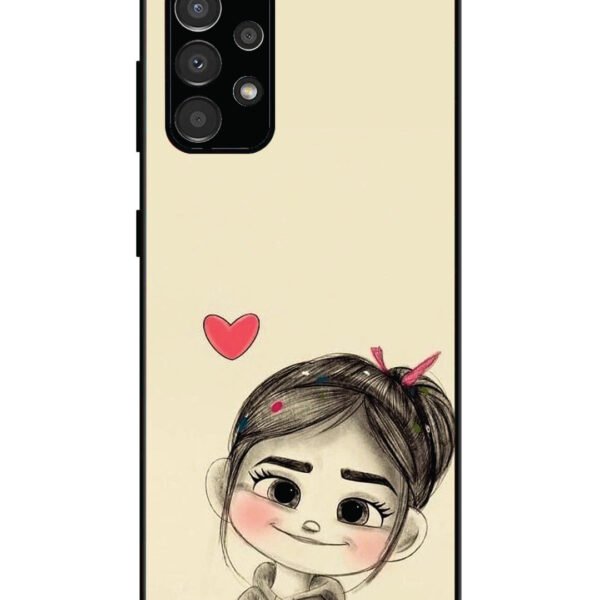 Samsung Galaxy A33 | 2D Metal | Cute Girl Looking at You | LC127