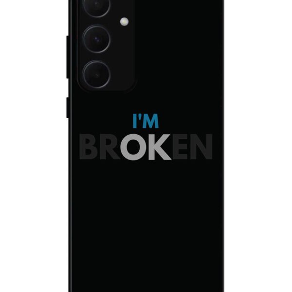 Samsung Galaxy A54 5G | 2D Metal | I'm Broken Dark Theme | LC130