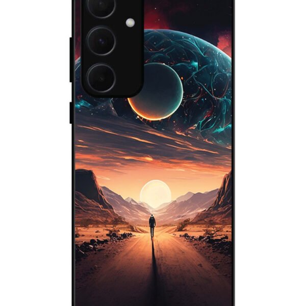 Samsung Galaxy A54 5G | 2D Metal | Sunset with space scene | LC130