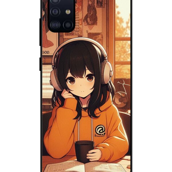 Samsung Galaxy A71 | 2D Metal | Cute Girl listening Music | LC131