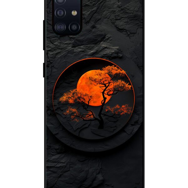 Samsung Galaxy A71 | 2D Metal | Dark knight Red Moon | LC131