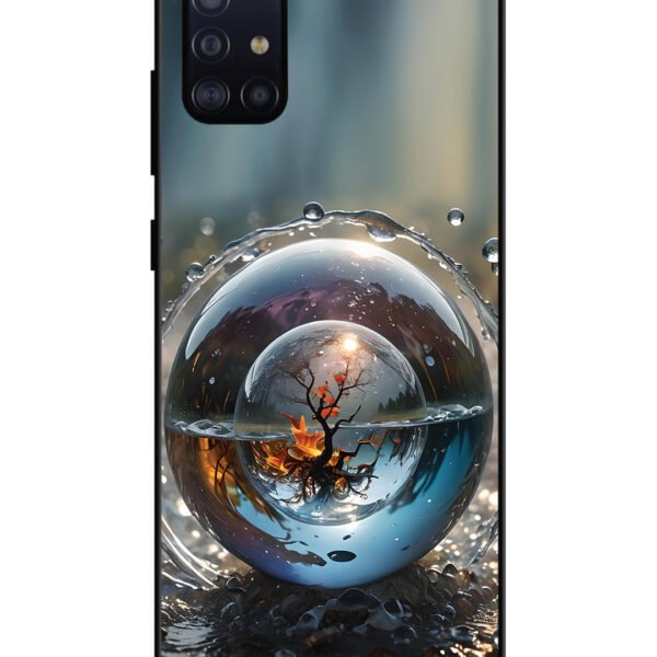 Samsung Galaxy A71 | 2D Metal | Aquatree In Waterball | LC131