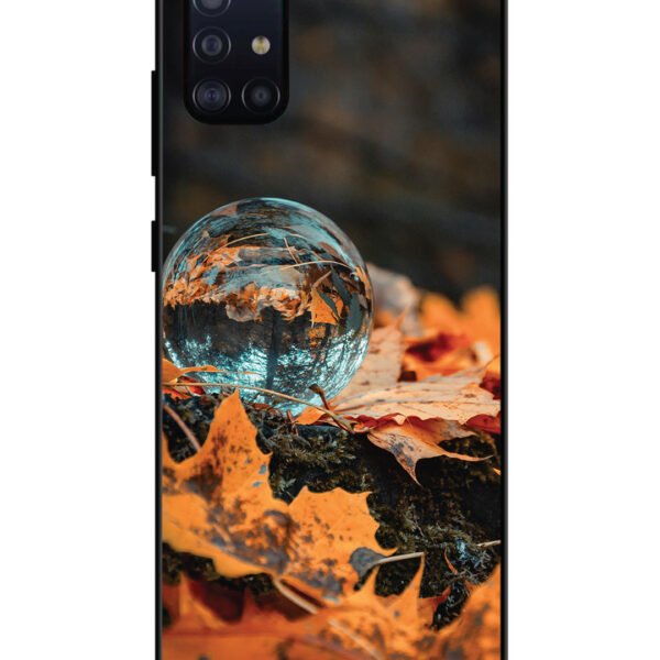 Samsung Galaxy A71 | 2D Metal | Glass Ball On Gaurden | LC131