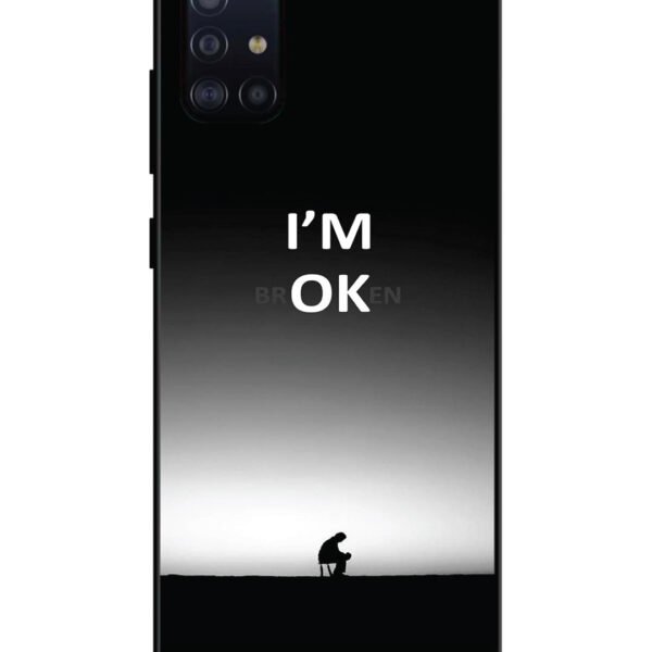 Samsung Galaxy A71 | 2D Metal | I'm Broken A man on Chair Alone | LC131