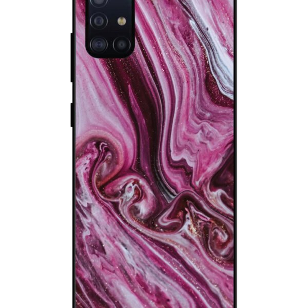 Samsung Galaxy A71 | 2D Metal | Pink Flood Marble | LC131