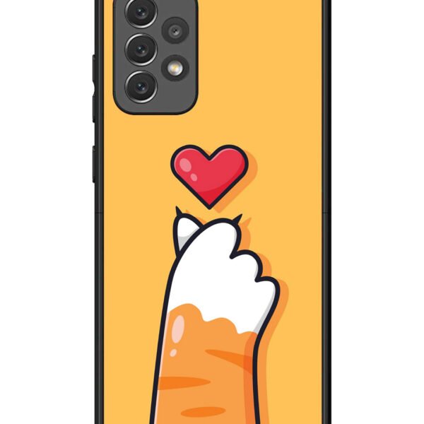 Samsung Galaxy A72 | 2D Metal | Heart Hand | LC132