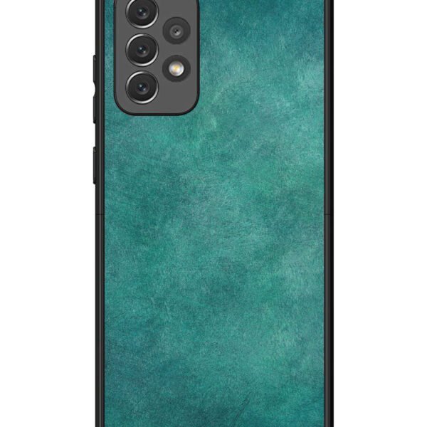Samsung Galaxy A72 | 2D Metal | Jungle green with Scratches Marble | LC132