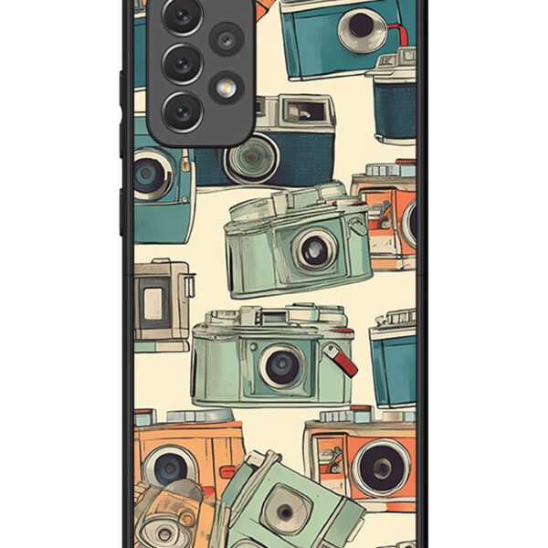 Samsung Galaxy A72 | 2D Metal | Retro Cameras | LC132