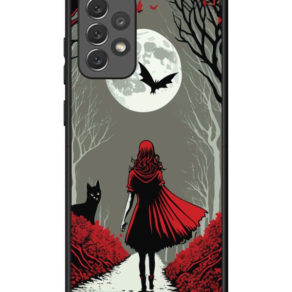 Samsung Galaxy A72 | 2D Metal | Scarlet Girl in Red Forest | LC132