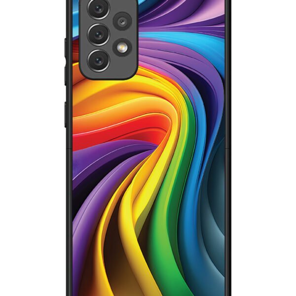 Samsung Galaxy A72 | 2D Metal | Rainbow Whirl | LC132