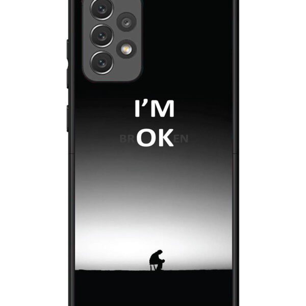 Samsung Galaxy A72 | 2D Metal | I'm Broken A man on Chair Alone | LC132