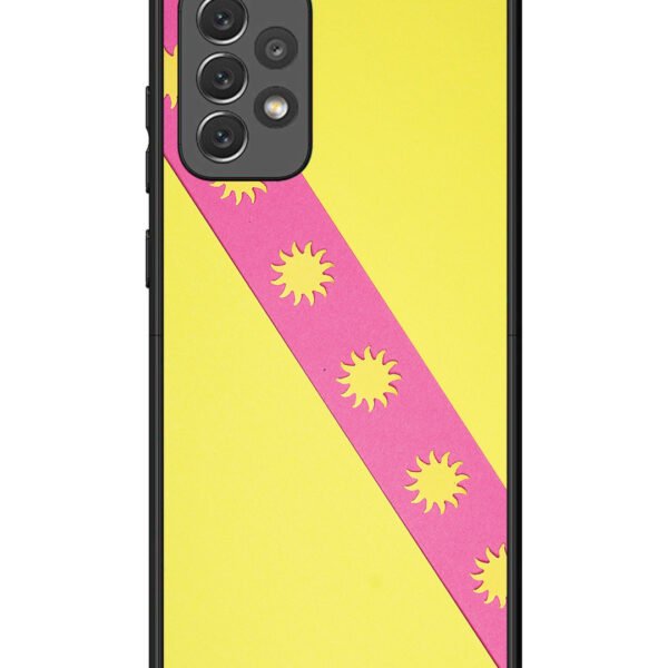 Samsung Galaxy A72 | 2D Metal | Pick Strip on Yellow Colour | LC132