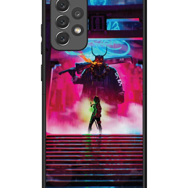 Samsung Galaxy A72 | 2D Metal | Cyberpunk Yokai Monster | LC132