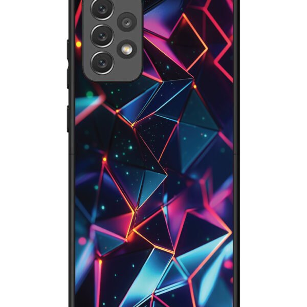 Samsung Galaxy A72 | 2D Metal | 3D Abstract Polygon | LC132