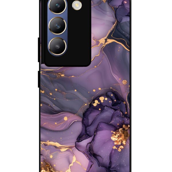 Vivo T3 5G | 2D Metal | Royal Orchid Theme Marble | LC015