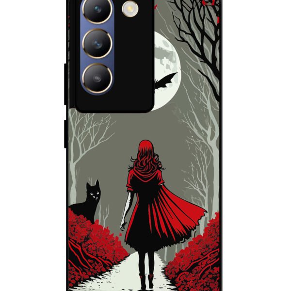 Vivo Y200E | 2D Metal | Scarlet Girl In Red Forest | LC015