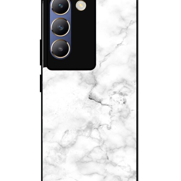 Vivo Y200E | 2D Metal | White Marble | LC015