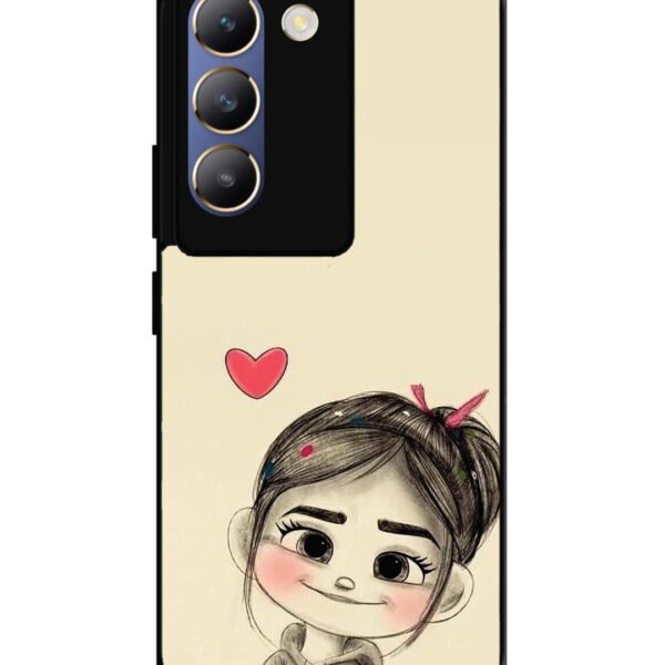 Vivo T3 5G | 2D Metal | Cute Girl Looking At You | LC015