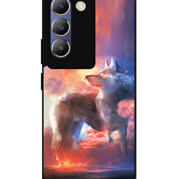 Vivo T3 5G | 2D Metal | Wolf-Fantasy-Animal | LC015
