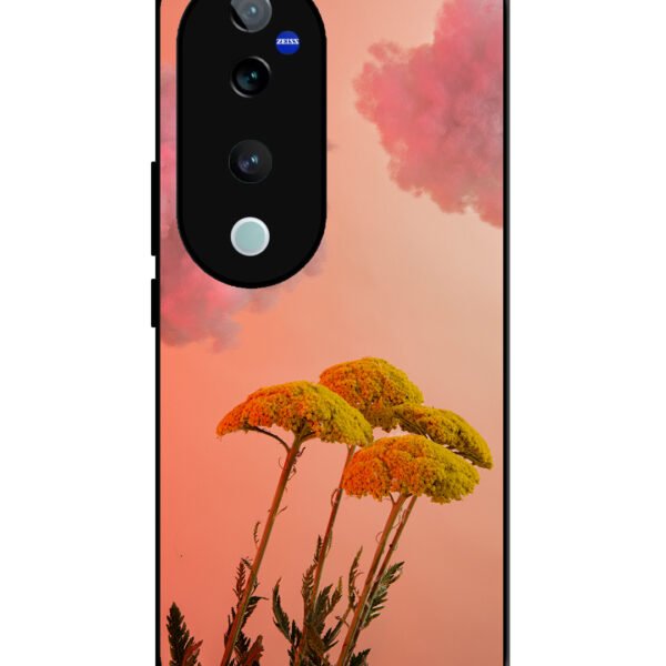 Vivo V40 Pro, 2D Metal, Floral Sunset Blossom Sky