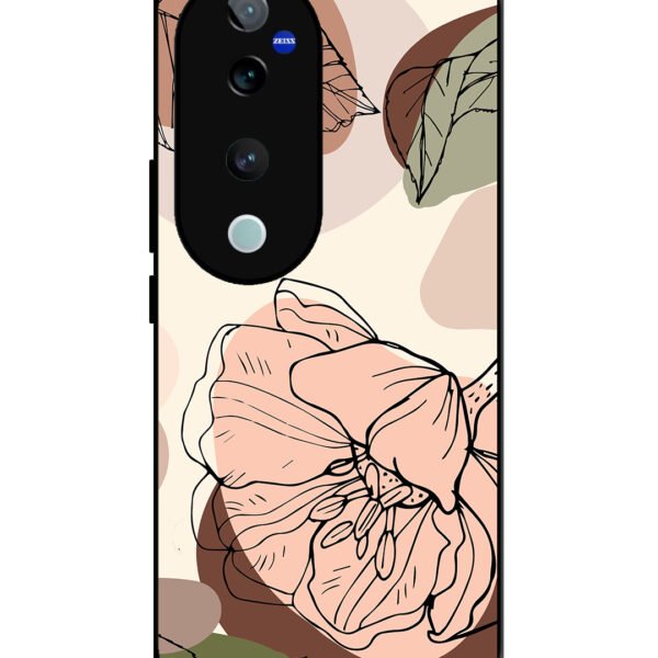 Vivo V40 Pro, 2D Metal, Floral Elegance, Portrait