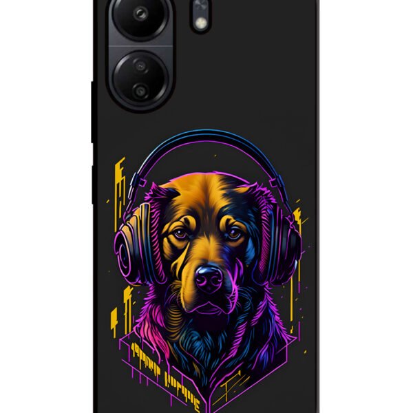 Xiaomi Redmi 13C | 2D Metal | Music Lover Dog | LC284