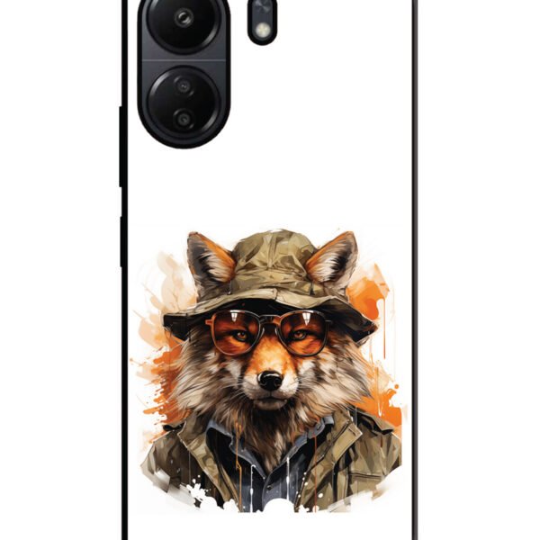 Poco C65 | 2D Metal | Zoology Fox | LC284