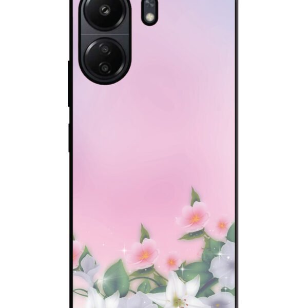 Poco C65 | 2D Metal | Pink Floral Elegance | LC284