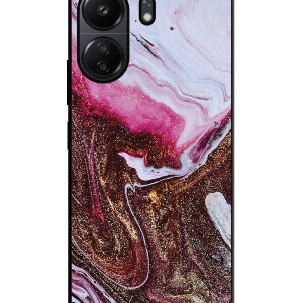 Xiaomi Redmi 13C | 2D Metal | Elegant Rose & Gold Marble | LC284