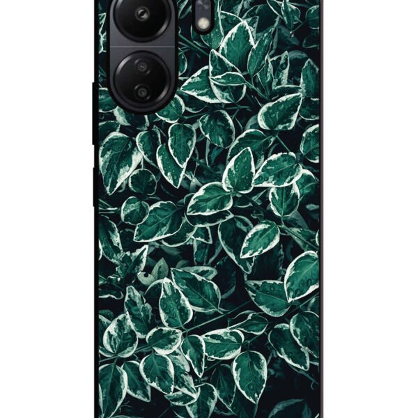 Poco C65 | 2D Metal | Green Oasis Leafs | LC284