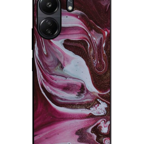 Xiaomi Redmi 13C | 2D Metal | Pink And Golden Marble | LC284