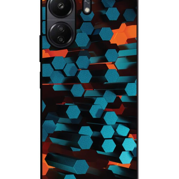 Xiaomi Redmi 13C | 2D Metal | Hexagon 3D Abstract | LC284