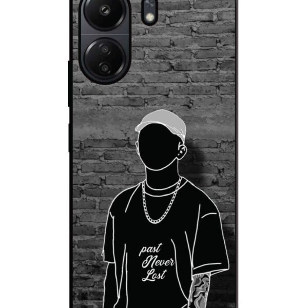 Poco C65 | 2D Metal | Badboy Hearbroken Love Quotes | LC284