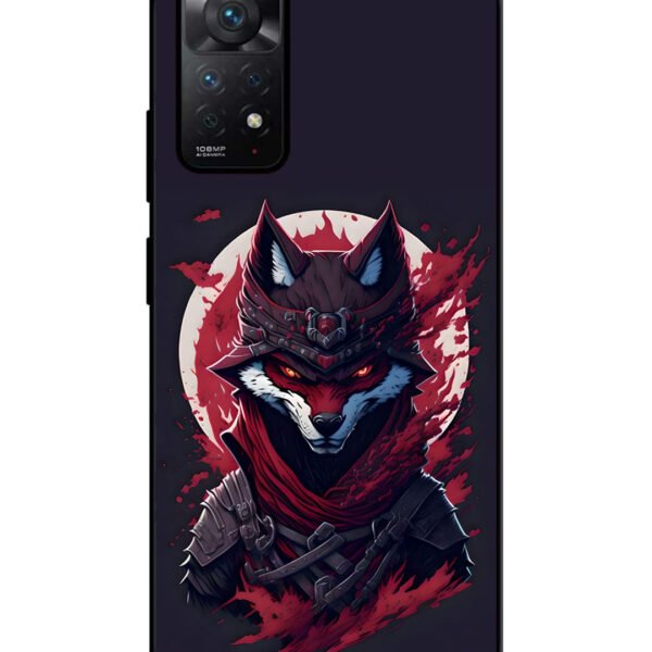 Redmi Note 11 | 2D Metal | Red Bloody Fox | LC210